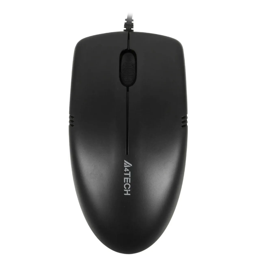 

Мышь A4Tech OP-530NUS черная оптическая (1200dpi) silent USB (3but) 1938389, OP-530NUS