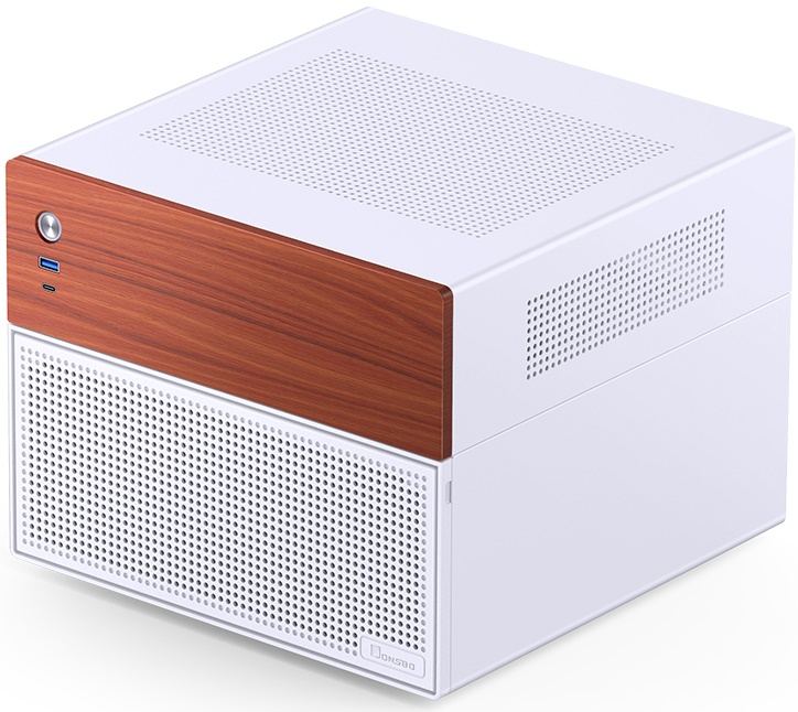 

Корпус mini-ITX JONSBO N4 White белый, без БП, 120mm fan, USB 3.0, USB Type-C, N4 White