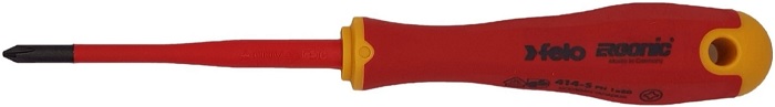 

Отвертка диэлектрическая Felo 41419290 PH 1х80 E-Slim Ergonic, 41419290