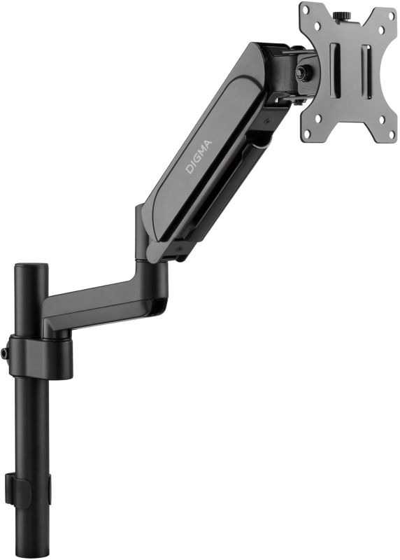 

Кронштейн Digma D-MM201 для мониторов ЖК черный 17"-32" макс.9кг крепление к столешнице поворот и наклон, D-MM201