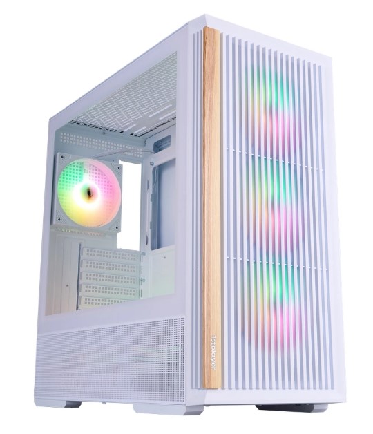 

Корпус ATX 1STPLAYER WD7 ARGB White WD7-WH-4FA7-W-2FA7R-W без БП, боковая панель из закалённого стекла, USB 3.0, USB 2.0, WD7 ARGB White