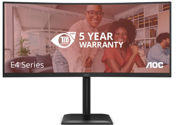 Изображение товара Монитор AOC 34" CU34E4CV изогнутый с высоким разрешением 3440x1440