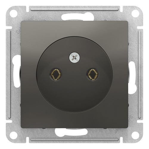 

Розетка Schneider Electric ATN000941 AtlasDesign, без заземления, 16А, механизм, сталь, ATN000941