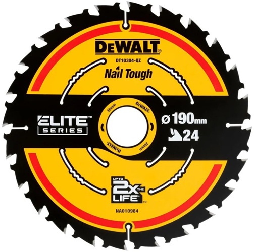 

Диск пильный DeWALT DT10402 по дереву 190х30х1.65 мм, DT10402