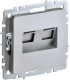 фото Розетка компьютерная двойная IEK BR-K20-2-K47 в Уфе