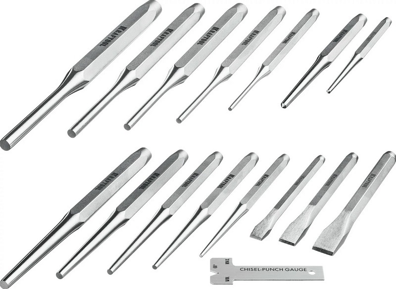 

Набор Kraftool Grand-15 21075-H15 Kraftool зубил и кернеров, 15 предметов, Grand-15