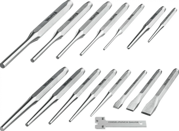 Изображение товара Набор из 15 универсальных слесарных инструментов Kraftool Grand-15