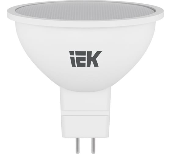 

Лампа светодиодная IEK LLE-MR16-9-230-40-GU5 9Вт MR16 софит 4000К нейтр. бел. GU5.3 230В, LLE-MR16-9-230-40-GU5
