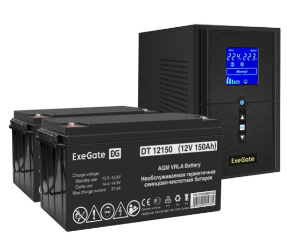 фото Комплект  Exegate SineTower SZ-1000.LCD.AVR.2SH.1C13.USB в Красноярске
