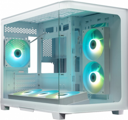 Изображение товара Xastra QR500M - белый корпус mATX с 6 ARGB вентилятором