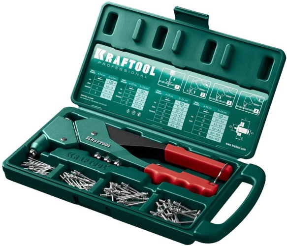 

Заклепочник Kraftool RX-7 31176-H6_z01 Kraftool литой поворотный 360° в кейсе, 2.4 - 4.8мм., RX-7