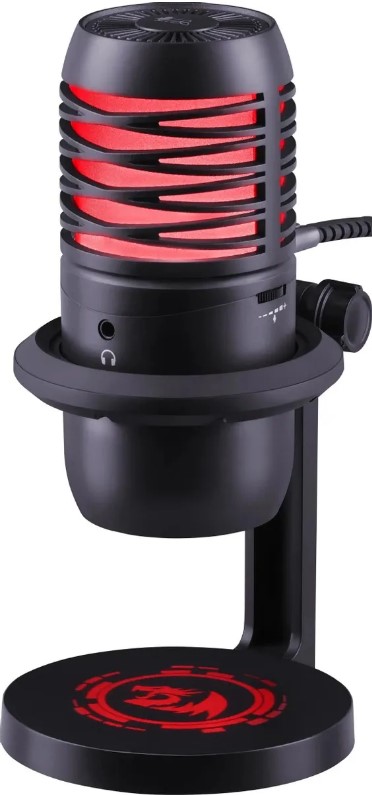 

Микрофон Redragon Nebula GM211 72357 стрим игровой USB, кардиоид., цвет.подсв, черный (1/20), Nebula GM211