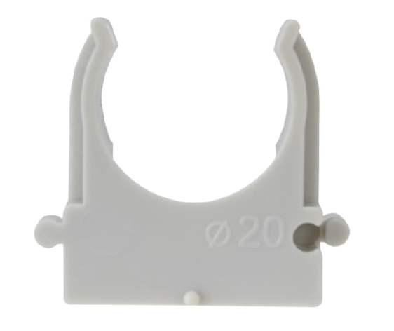 Изображение товара Клипса Rexant 28-0420-1 для монтажа пластиковых труб 20 мм