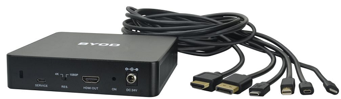 

Коммутатор презентационный Digis BY-61 6х1 с Lighting / USB-C / DP / Mini DP / HDMI / HDMI-D in и х1 HDMI out. 4K 60Гц 4:2:0, HDMI 1.4 (10,2 Гб/с). Дл, BY-61