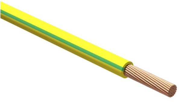 Изображение товара Провод iTOK ПуГВнг(А)-LS 1х6.0 Ж-З для внутренней прокладки