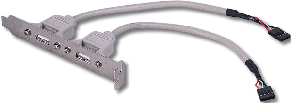 Изображение товара Кабель IEI CB-USB02-RS для вывода USB с материнской платы на заднюю панель