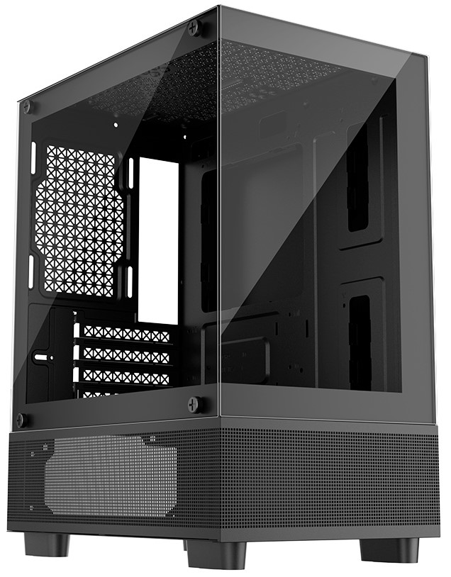 

Корпус mATX 1STPLAYER Mi2-A-BK-2F1R-1F1 черный, без БП, боковая панель из закаленного стекла, USB3.0, USB2.0, HD audio, Mi2-A-BK-2F1R-1F1