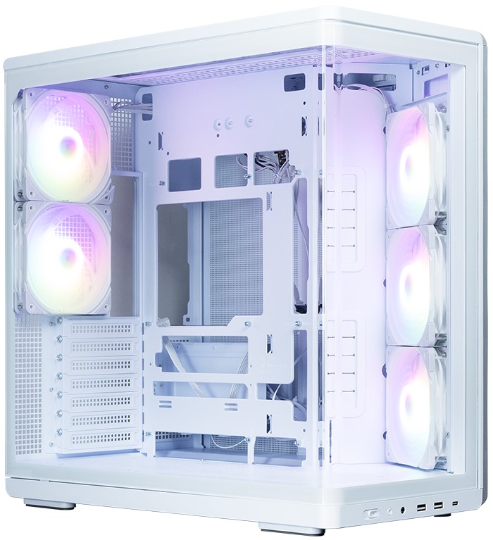 

Корпус ATX Zalman P60 White без БП, боковая панель из закалённого стекла, 2*USB 3.0, USB Type-C, P60 White