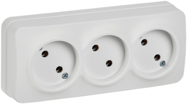Изображение товара Розетка без заземления IEK ERH30-K01M-10