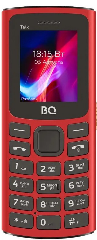 

Мобильный телефон BQ 1862 Talk Red 1.77 ", BT, SIM: 2, 600 mAh, 1862 Talk Red