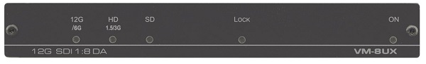

Усилитель-распределитель Kramer VM-8UX 10-80460090 1:8 HD-SDI 12G, поддержка 4K60 4:2:2 30 бит/пиксель, VM-8UX