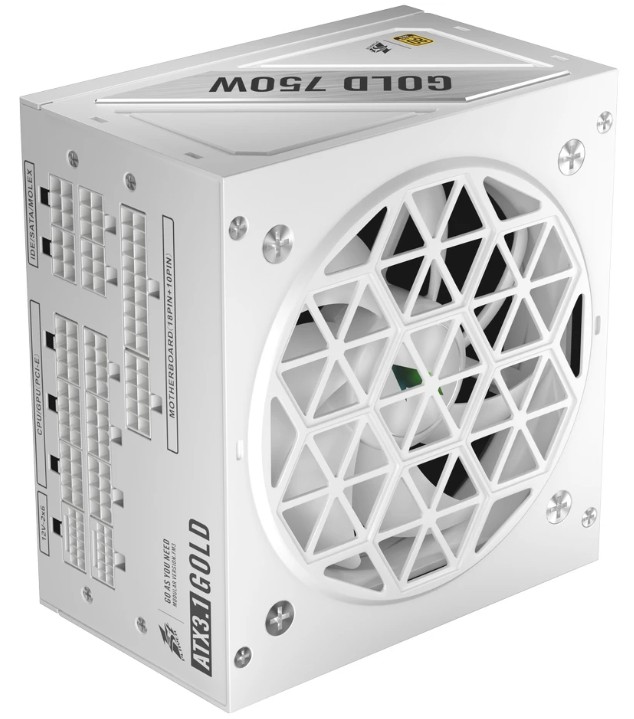 

Блок питания ATX 1STPLAYER HA-750BA4-WH 750W, 80+ GOLD, 12VHPWR, full modular, HA-750BA4-WH