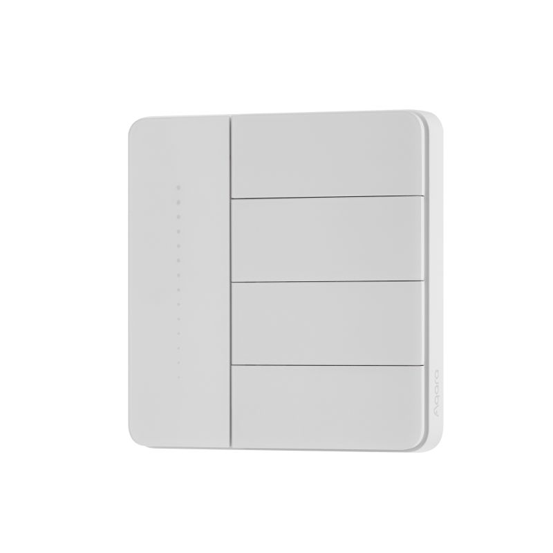 

Выключатель Aqara ZNQBKG45LM_WH умный Z1 Pro 4-хкл. Белый, ZNQBKG45LM_WH