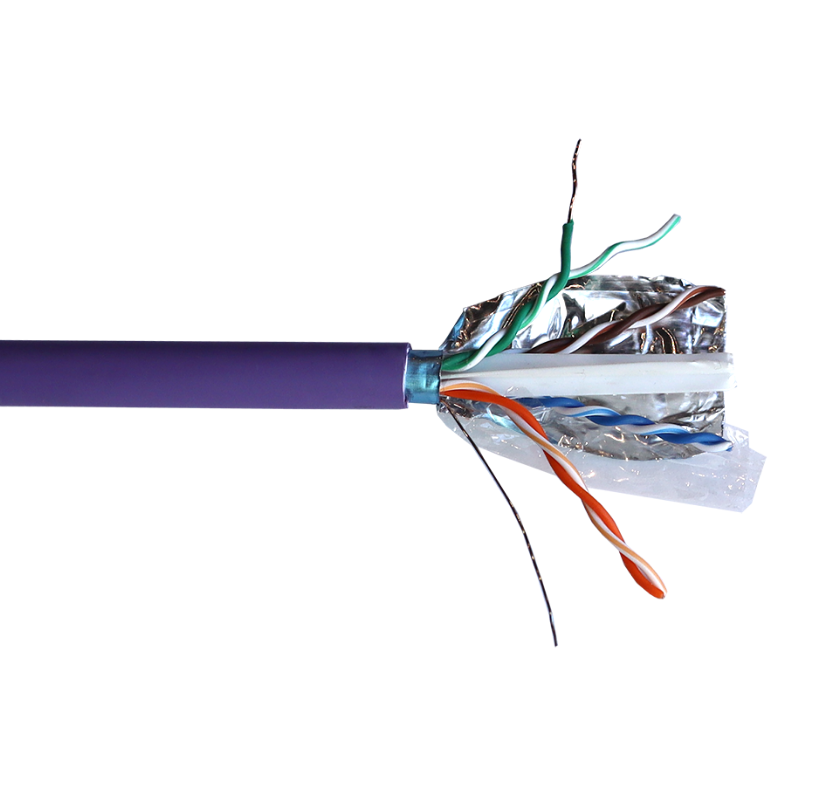

Кабель витая пара F/UTP 6 кат. 4 пары TWT TWT-6FTP-NGLS нг(А)-LS, IEC 60332-3, фиолетовый, 305м в кат., TWT-6FTP-NGLS