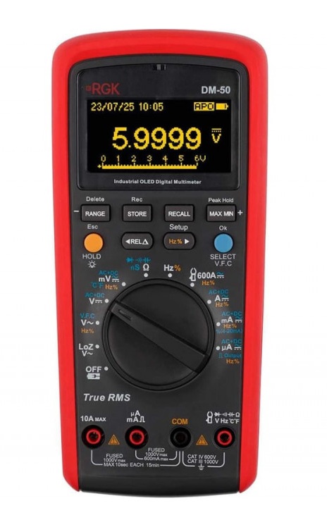 

Мультиметр RGK DM-50 721470 RGK с поверкой, DM-50