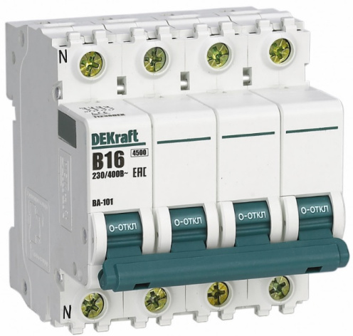 Изображение товара Автоматический выключатель DEKraft 11238DEK для безопасной эксплуатации
