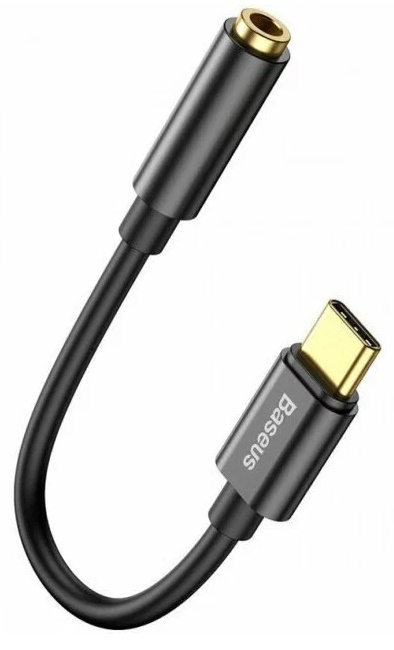 

Адаптер Baseus CATL54-01 Type-C Male - 3.5mm Female L54 black, CATL54-01