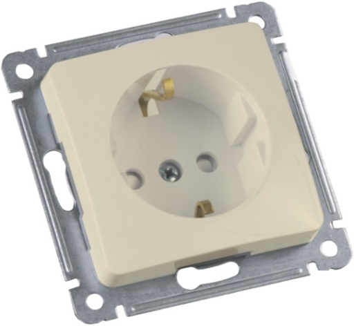 Изображение товара Розетка с заземлением HEGEL РС16-412-01 для безопасного подключения электроприборов