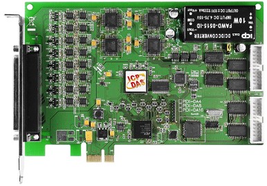 

Плата ICP DAS PEX-DA16 PCI Express, 16-channel D/A board (RoHS)Includes one CA-4002 D-Sub connector, PEX-DA16