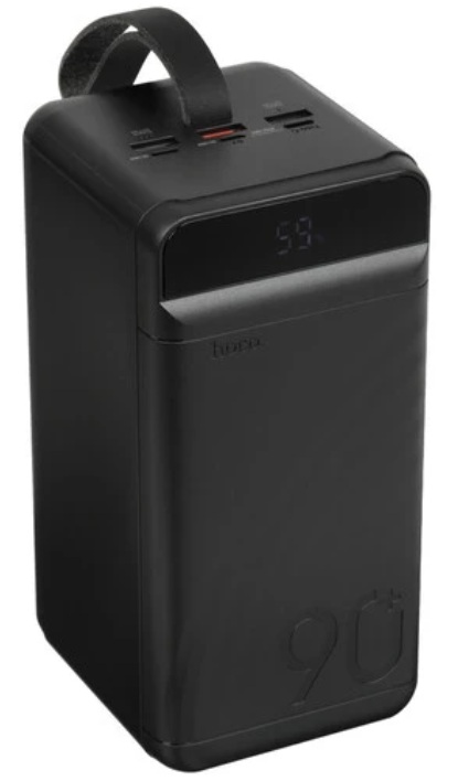

Аккумулятор внешний Hoco J123D 6942007612104 пластик, дисплей, 90000mAh, PD3.0, 3,0А, цвет: чёрный (1/9), J123D