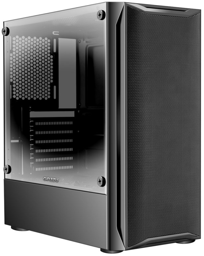 

Корпус ATX Ginzzu CL145 без БП, боковая панель из закалённого стекла, 2*USB 2.0, USB 3.0, CL145