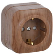 фото Розетка с заземлением IEK ERH14-K24-16