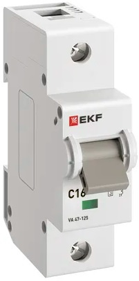Изображение товара Автоматический выключатель EKF mcb47125-1-16C
