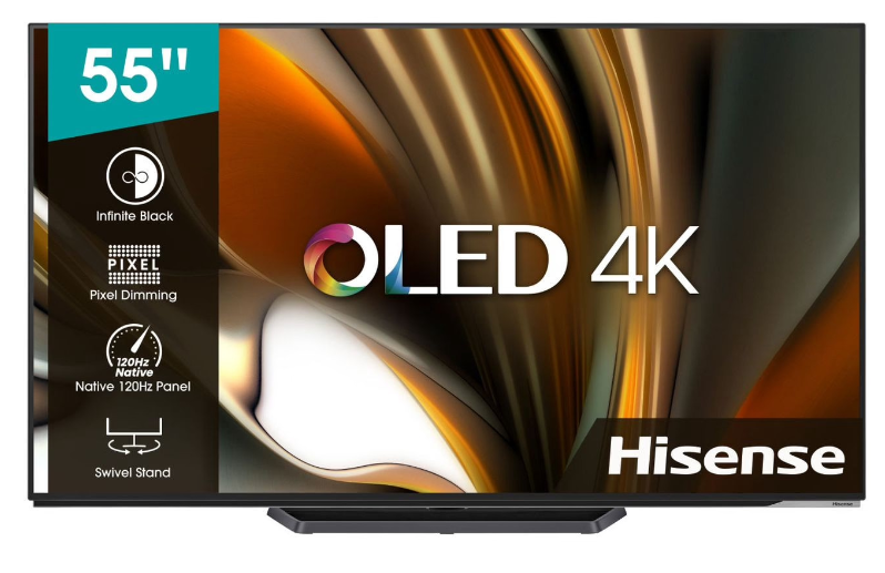 

Телевизор Hisense 55A85H 4K UHD, DVB-T, DVB-T2, DVB-C, DVB-S, DVB-S2, SMART TV, HDR, 55A85H