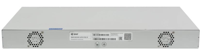 

Коммутатор PoE SNR SNR-S5210G-24TX-POE-R управляемый уровня 2+, 24 порта 10/100/1000Base-T, 4 порта 1/10G SFP+, бюджет PoE 375 Вт, встроенный БП ~220V, SNR-S5210G-24TX-POE-R
