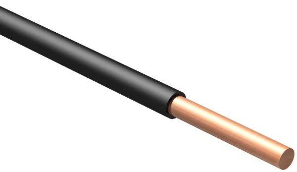 Изображение товара Провод iTOK ПуВнг(А)-LS 1x1.5 черный 100 м монтажный кабель для электропроводки