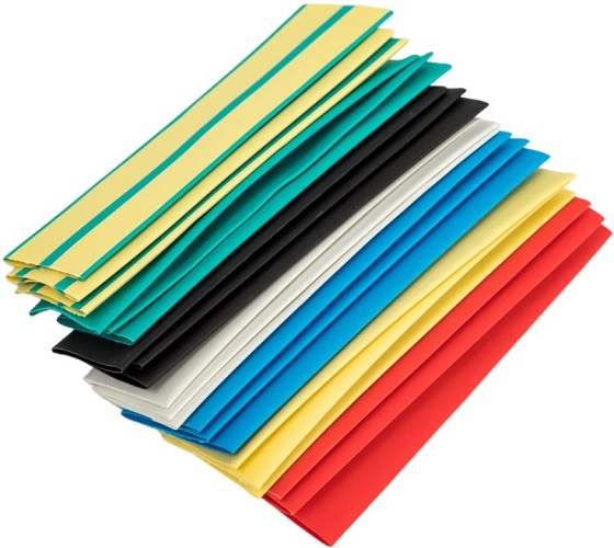 

Трубка термоусадочная Россия ТТУ 20/10 набор: 7 цветов по 3шт. 100мм, ТТУ 20/10