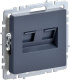 фото Розетка компьютерная двойная IEK BR-K20-2-K35 в Казани