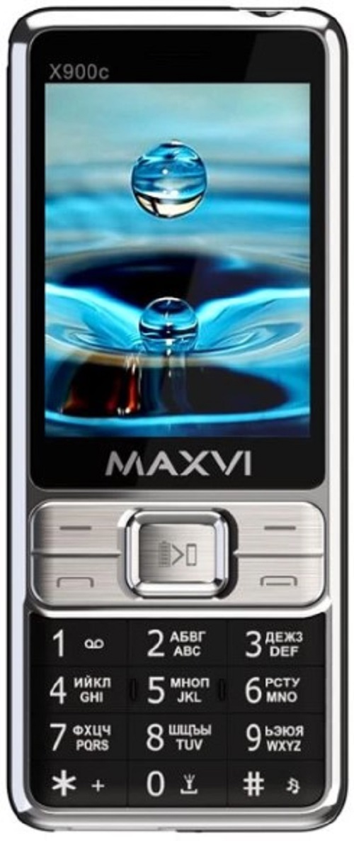 

Мобильный телефон MAXVI X900c 4620039118970 black, X900c