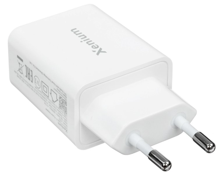 

Зарядное устройство сетевое Xenium X252 25W 3A+2A USB/USB Type-C универсальное белый, X252