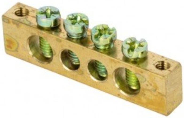 

Шина EKF sn0-63-04-k PEN "ноль-земля" (6x9мм) 4 отв. латунь крепеж по краям, sn0-63-04-k