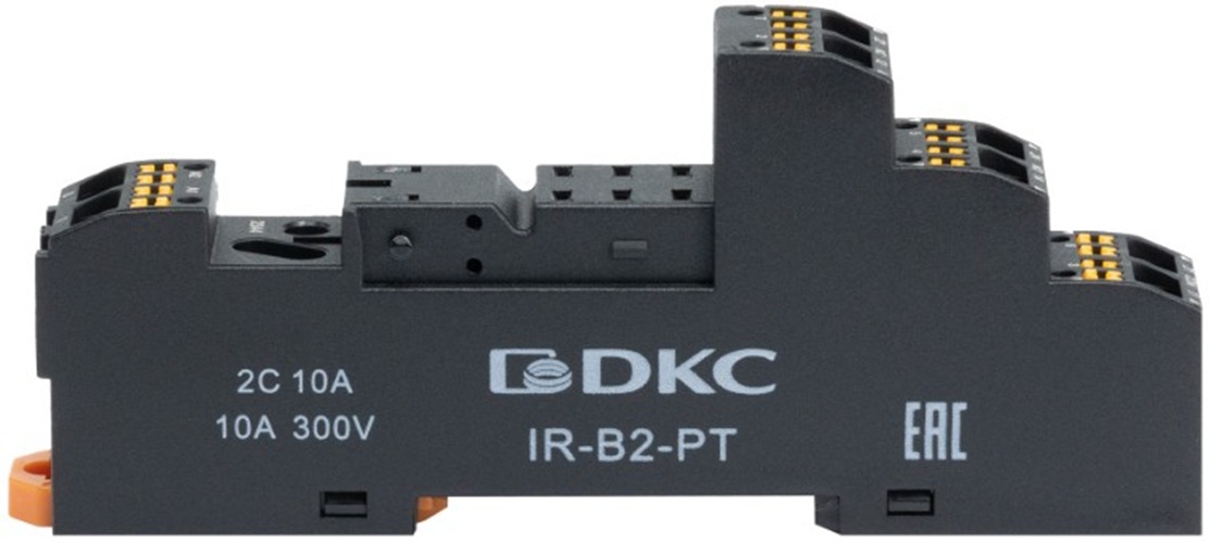 

Колодка DKC IR-B2-PT c клеммами push-in для реле на 2 группы контактов (уп/20 шт), IR-B2-PT
