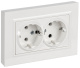 фото Розетка двухместная с заземлением  IEK BR-R27-16-K01-F в Санкт-Петербургe