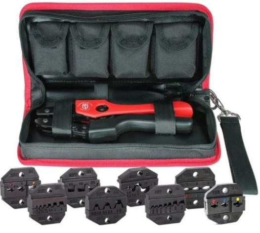 Изображение товара Набор КВТ 83347 для опрессовки наконечников и гильз профессиональный