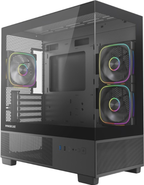 Изображение товара Корпус mATX Powercase Vision Micro S3B