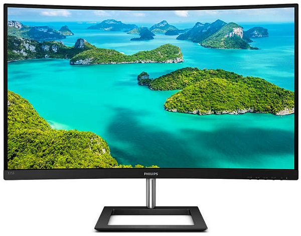 

Монитор 31,5" Philips 325E1C 00/01, 2560x1440, 4 мс, 250 кд/м2, 3000:1, 178°/178°, VA, изогнутый, HDMI 1.4/DisplayPort 1.2/D-Sub, 325E1C
